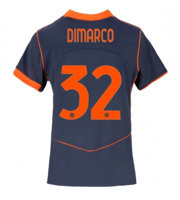 Inter Milan Federico Dimarco #32 Replika Tredjetrøje Dame 2025-26 Kortærmet